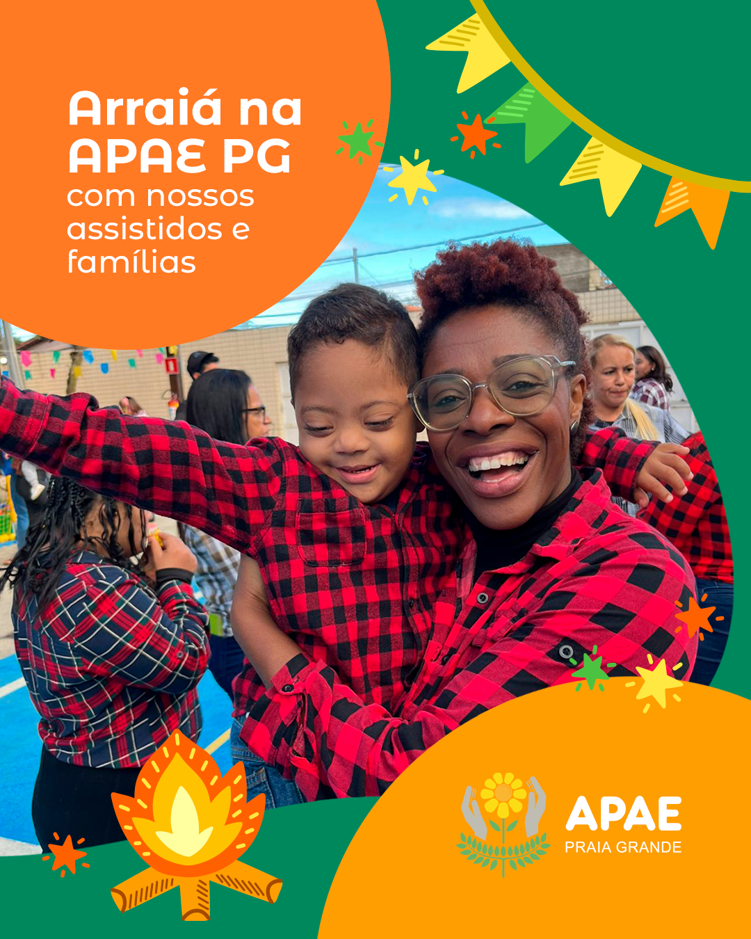 9774 POST JUNHO FESTA JUNINA APAE 1080X1350PX 2