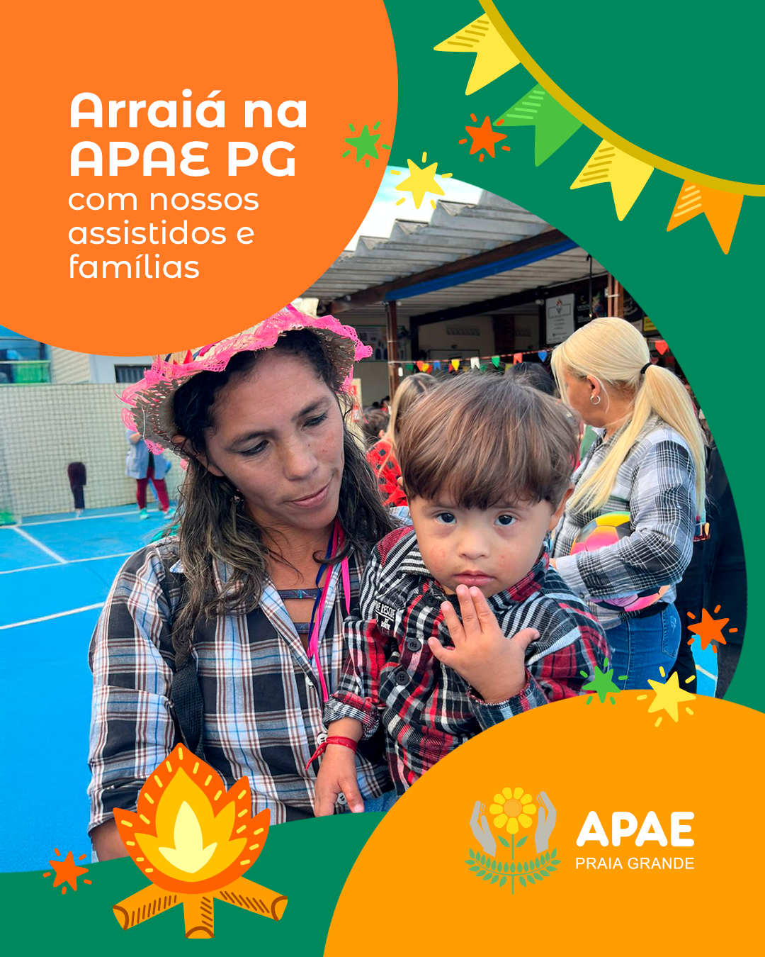 9774 POST JUNHO FESTA JUNINA APAE 1080X1350PX 4